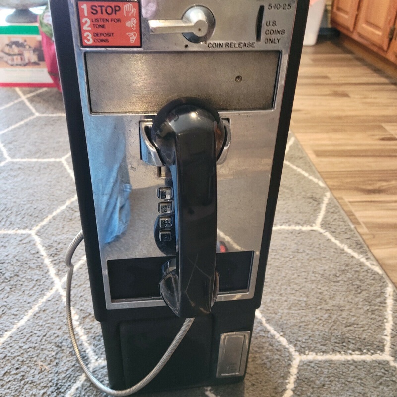 Personal Payphone W/ Locks and Keys Rewired for Home Use!